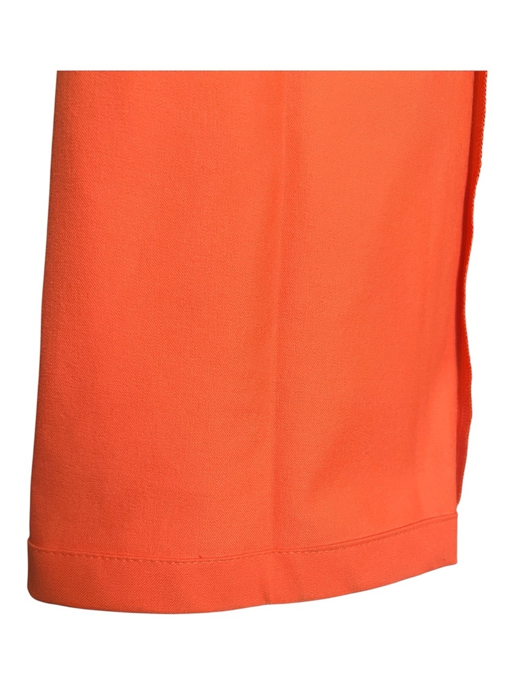 Escada Lace Up Front Orange Pants SZ 34/XS Vacation Summer Casual Mini Flare Leg - Picture 8 of 14